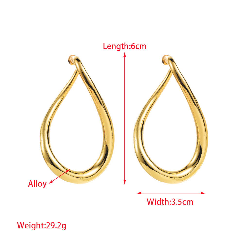 Boucles d'oreilles puce en argent irrégulières