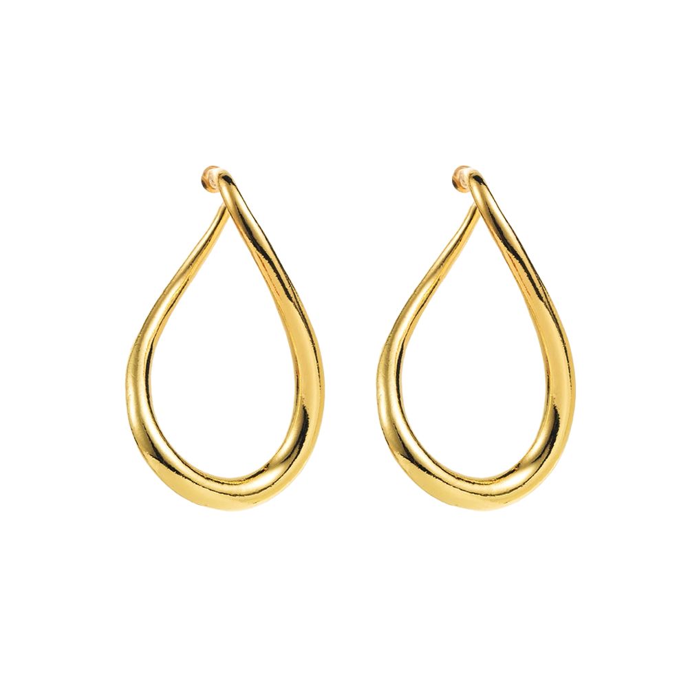 Boucles d'oreilles puce en argent irrégulières