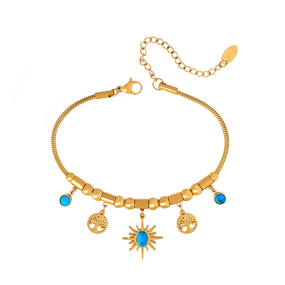 Vintage Tassel Necklace & Bracelet Jewelry Set