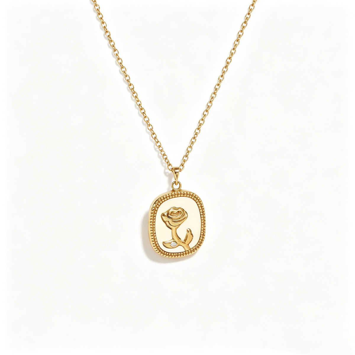 Rose Pearl Necklace